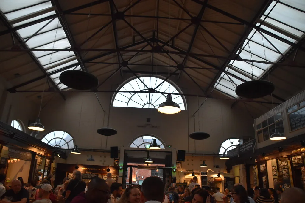 Inside Market House, part of Altrincham Market